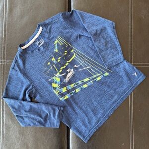 Old Navy - Boy’s Blue Star Wars Long Sleeve Tee